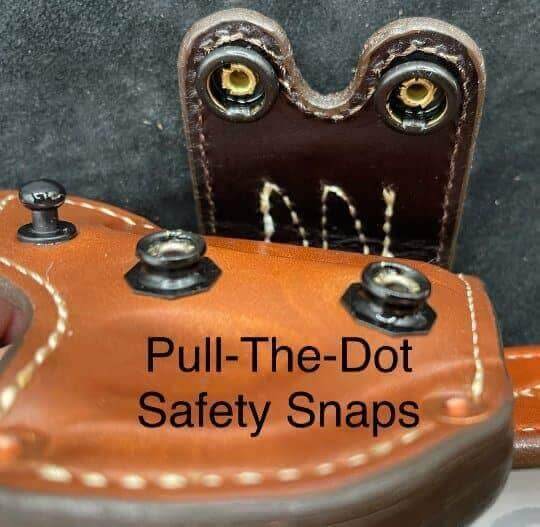 *In Stock* RH Sidewinder Bond Arms 3” Ranger Star Concho in Chocolate w/Brown Stitch