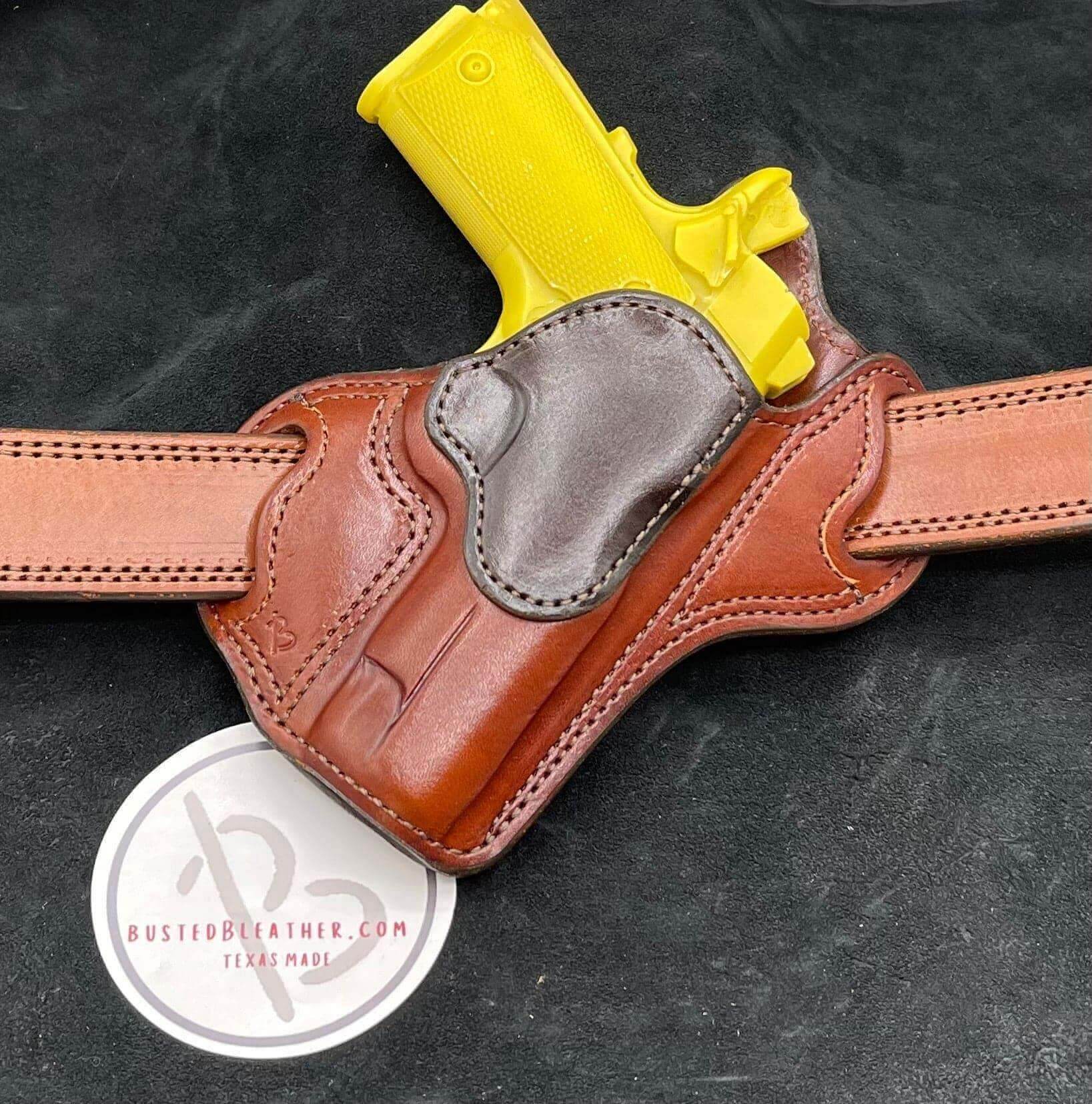 *In Stock* RH Texas Bodyguard Browning 1911 .380 Black Label Golden Brown w/Chocolate