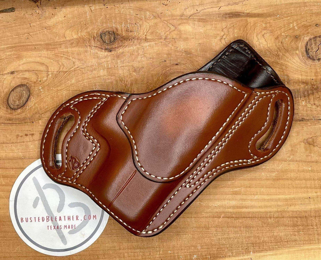 *In Stock* RH Texas Bodyguard Holster for Glock 43/43X-Busted B Leather