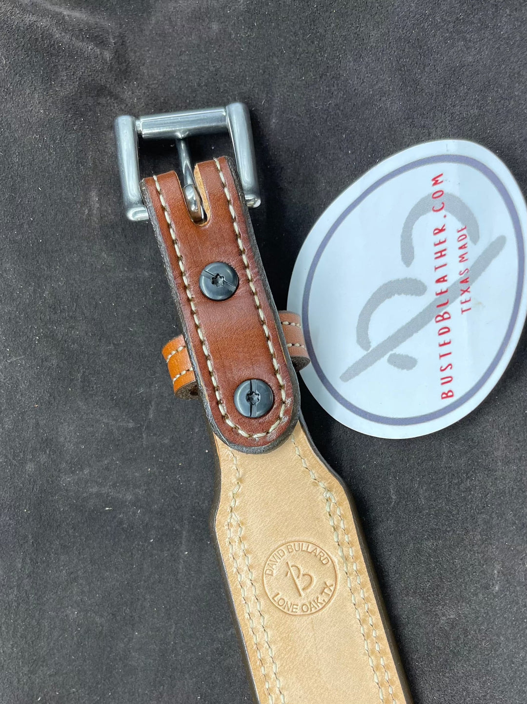 *Made to Order* 1.5" Taper to 1" Carry Belt .25" Thick Double Stitch