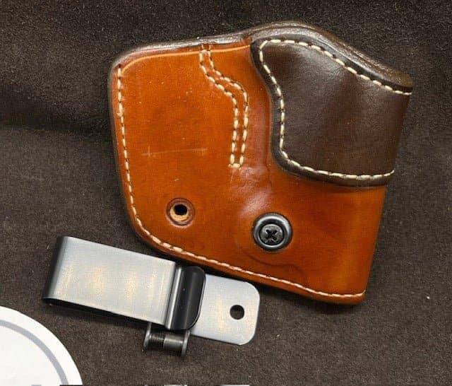 *Made to Order* Boot Holster / IWB Holster for NAA 22 Mag Revolver-Busted B Leather
