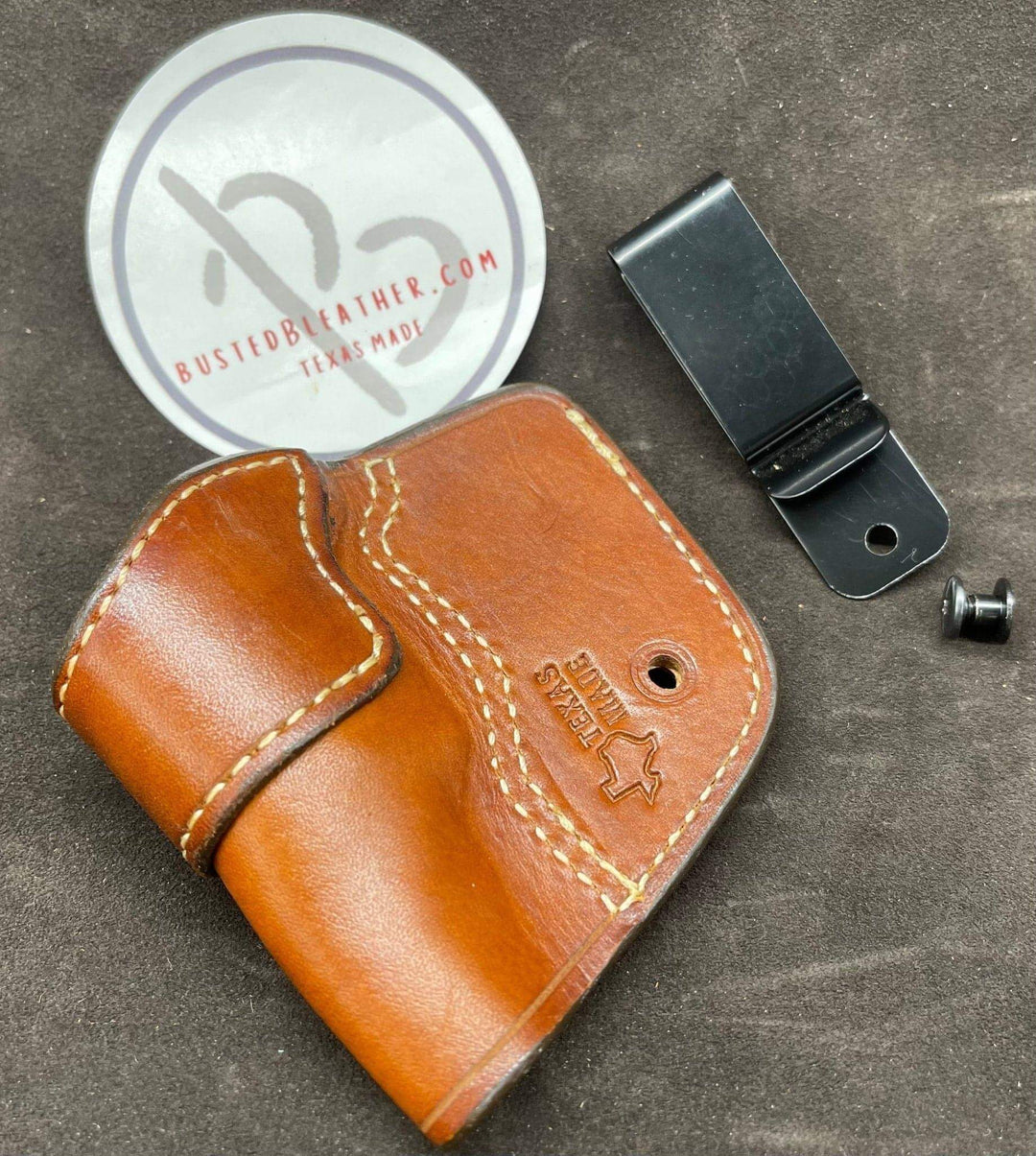 *Made to Order* Boot Holster / IWB Holster for NAA 22 Mag Revolver-Busted B Leather