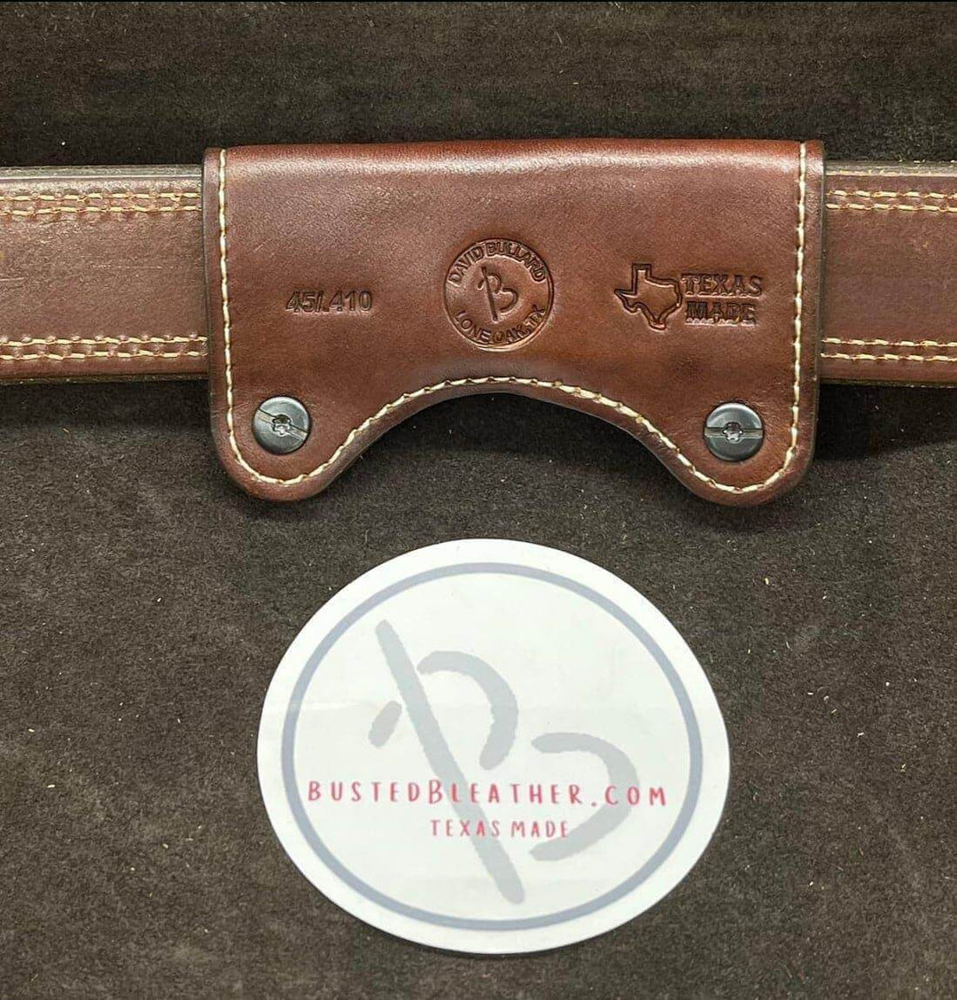 *Made to Order* Custom Premium Leather Ammo Slide-Busted B Leather