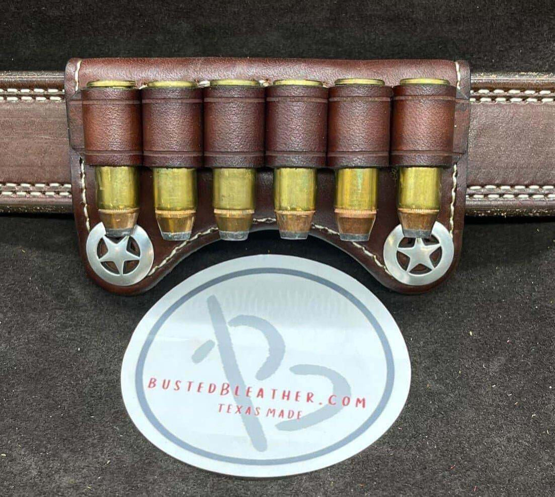 *Made to Order* Custom Premium Leather Ammo Slide-Busted B Leather