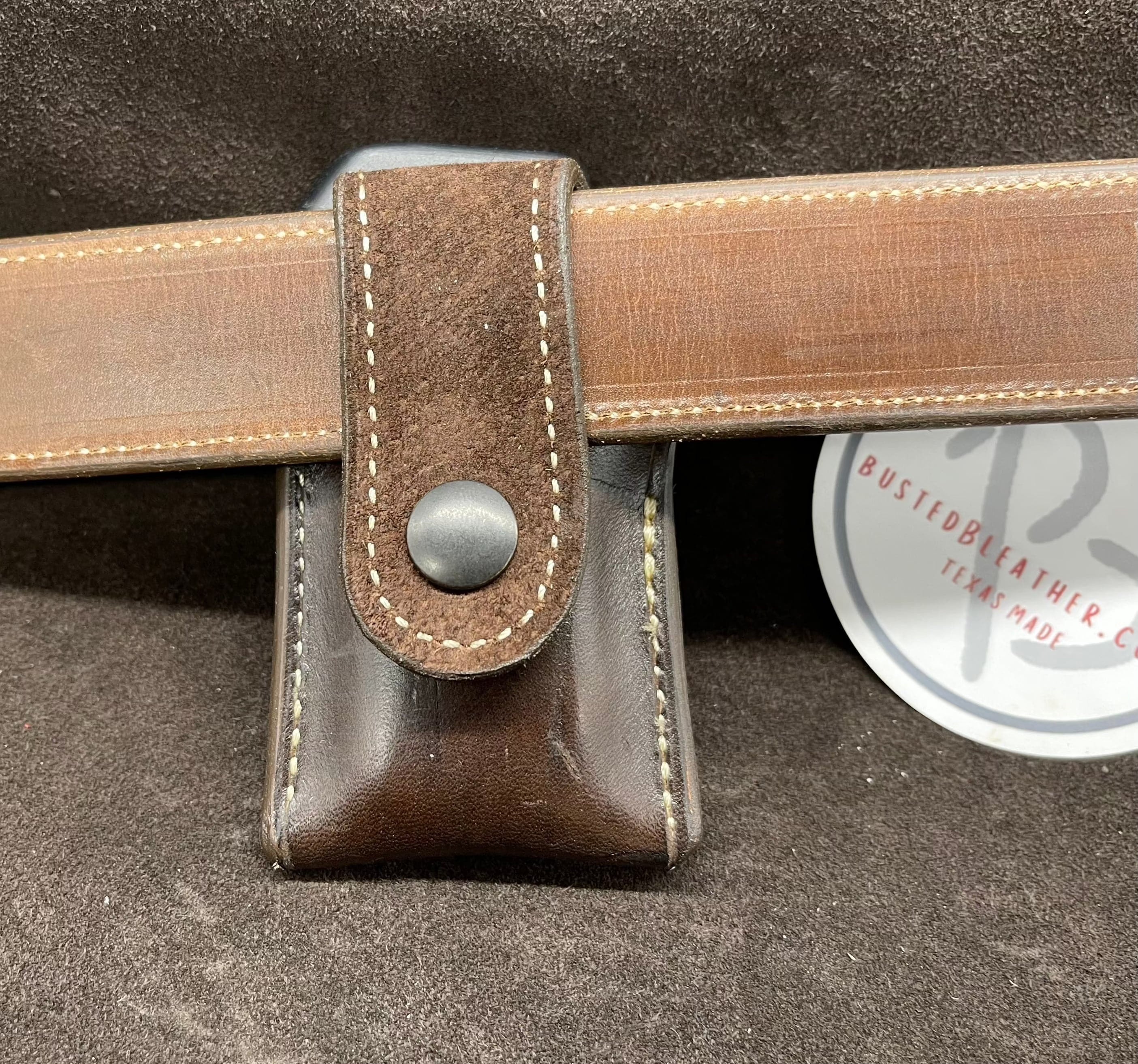 Custom Leather Mag Pouches & Accessories - Busted B Leather