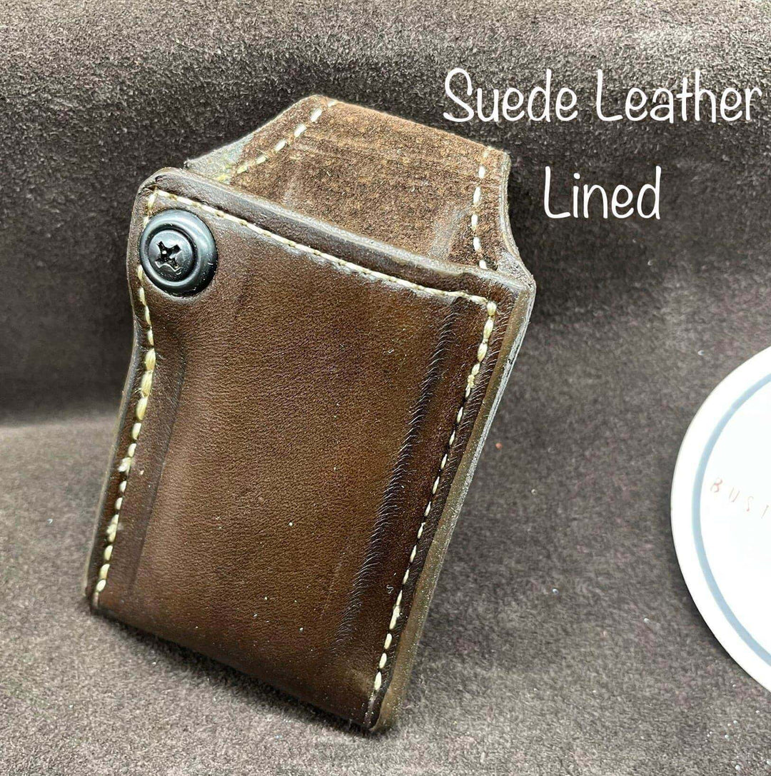 *Made to Order* Custom Premium Leather Single Mag Pouch-Busted B Leather