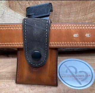 *Made to Order* Custom Premium Leather Single Mag Pouch-Busted B Leather