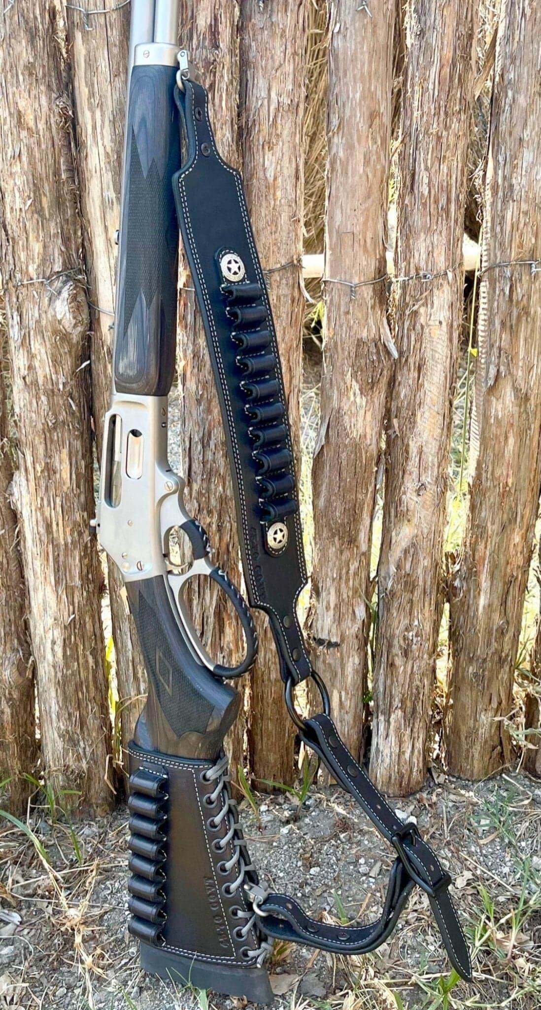*Made to Order* Guide Gun Rifle Sling for Marlin 1895 Lever Action 45-70, 45 Colt, 44 Mag, 357 Mag, Henry Big Boy X, and S&W 1854-Busted B Leather