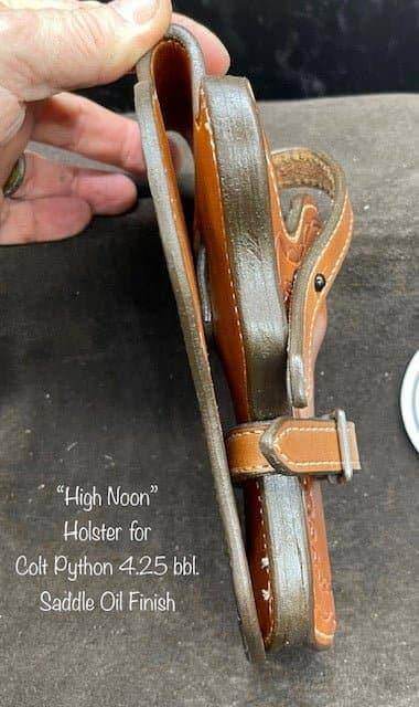 *Made to Order* LH/RH High Noon Western Holster for Double Action Revolvers Colt, S&W, & Ruger