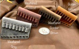 *Made to Order* Leather Butt-Cover w/Ammo Loops for Lever Action Guide Guns Marlin, Henry, Chiappa, S&W in Genuine Water Buffalo-Busted B Leather