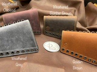 *Made to Order* Leather Butt-Cover w/Ammo Loops for Lever Action Guide Guns Marlin, Henry, Chiappa, S&W in Genuine Water Buffalo-Busted B Leather