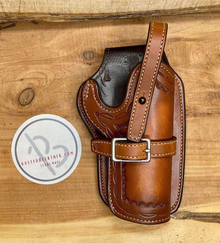 *Made to Order* LH/RH High Noon 1911 Western Holster Made for Your Gun-Busted B Leather