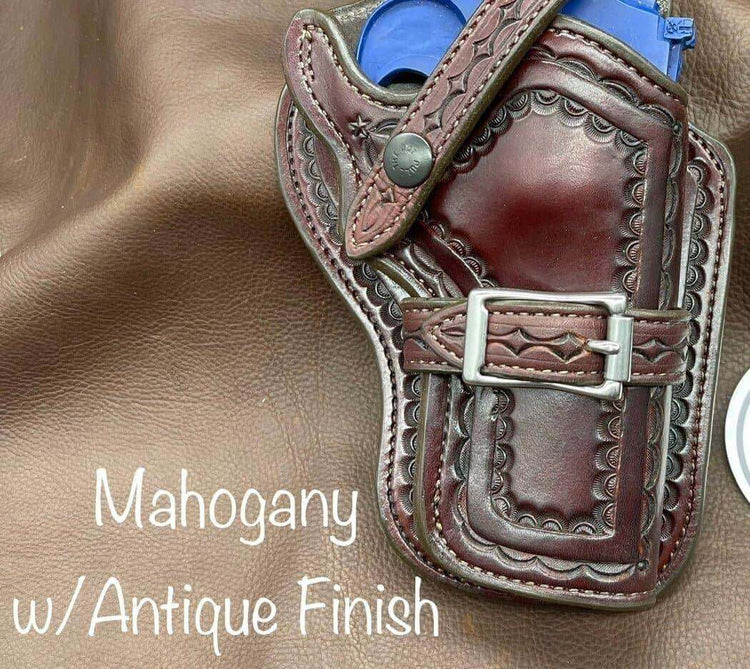 *Made to Order* LH/RH High Noon 1911 Western Holster Made for Your Gun-Busted B Leather