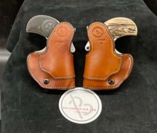 *Made to Order* LH/RH IWB for Bond Arms Metal Belt Clip "Don't Tread on Me" or "2A 1776"-Busted B Leather
