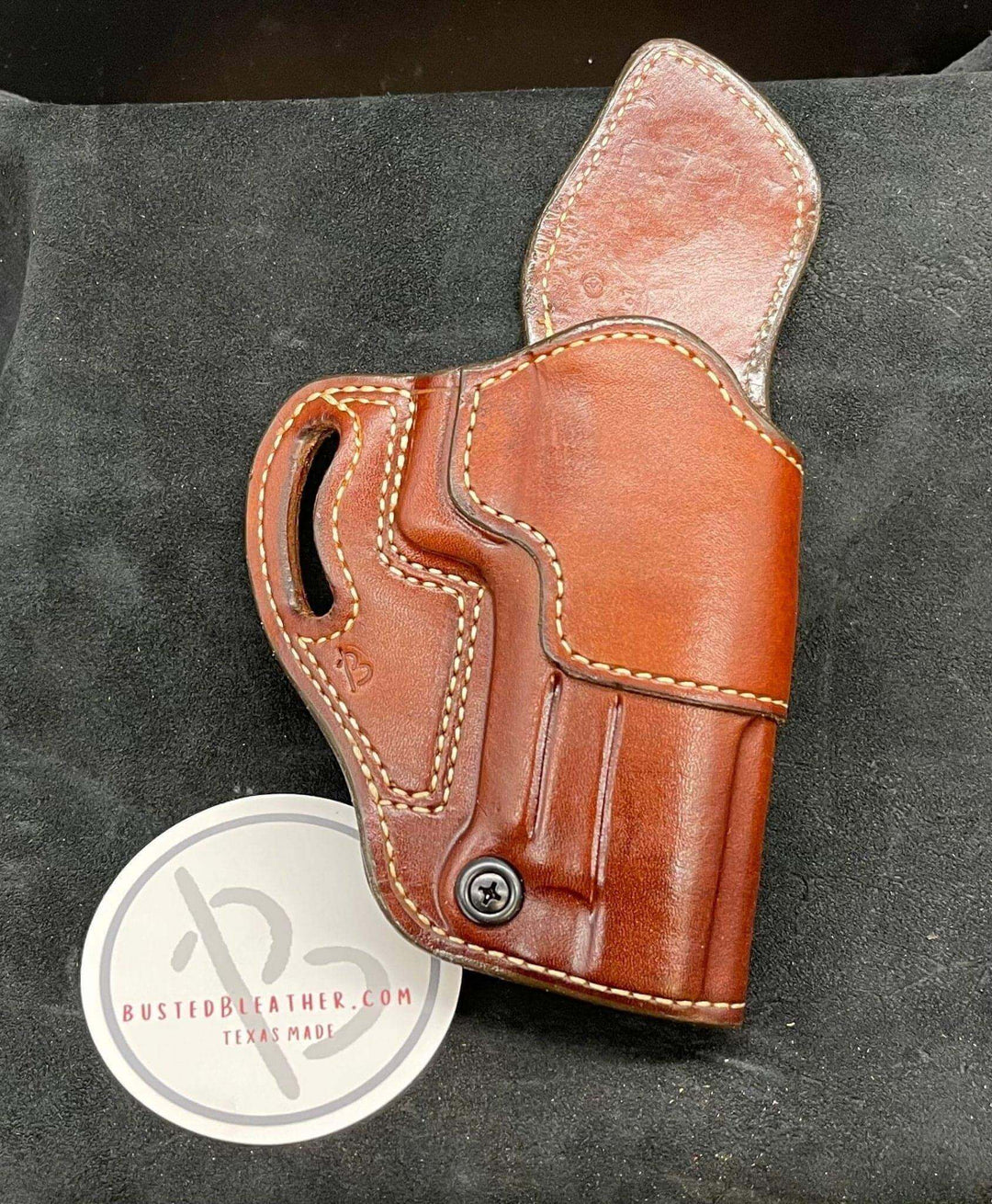 *Made to Order* LH/RH Raptor Holster for Red Dot Optics Made for Your Gun-Busted B Leather