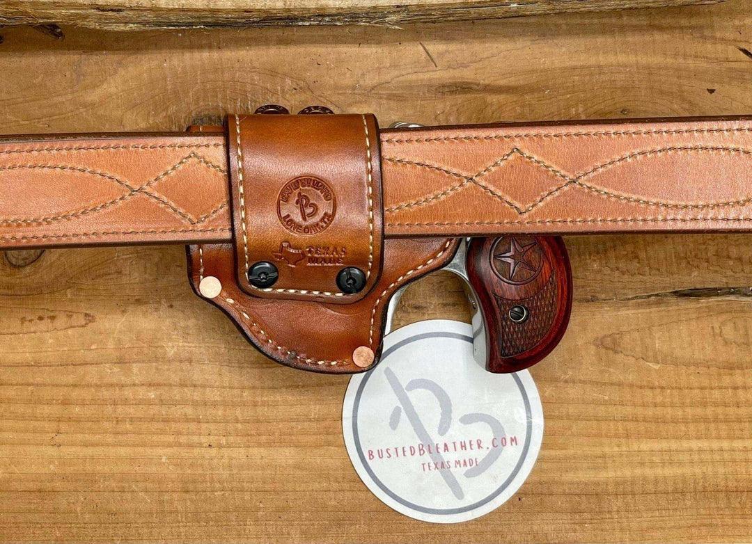 *Made to Order* LH/RH Sidewinder Holster for Bond Arms-Busted B Leather