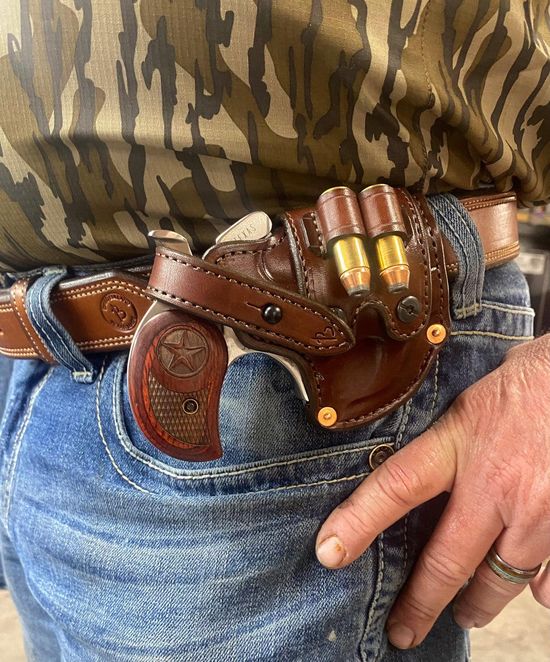 LH RH Sidewinder Holster Bond Arms Busted B Leather