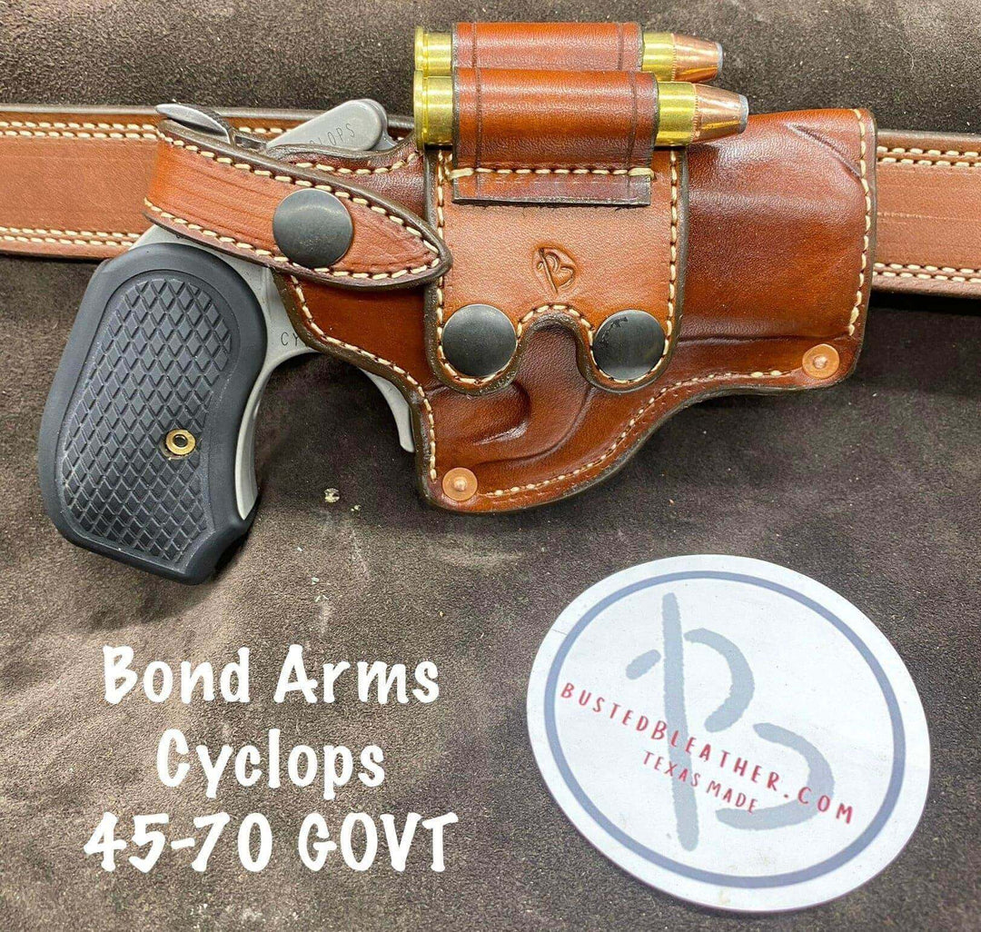 *Made to Order* LH/RH Sidewinder Holster for Bond Arms Cyclops-Busted B Leather