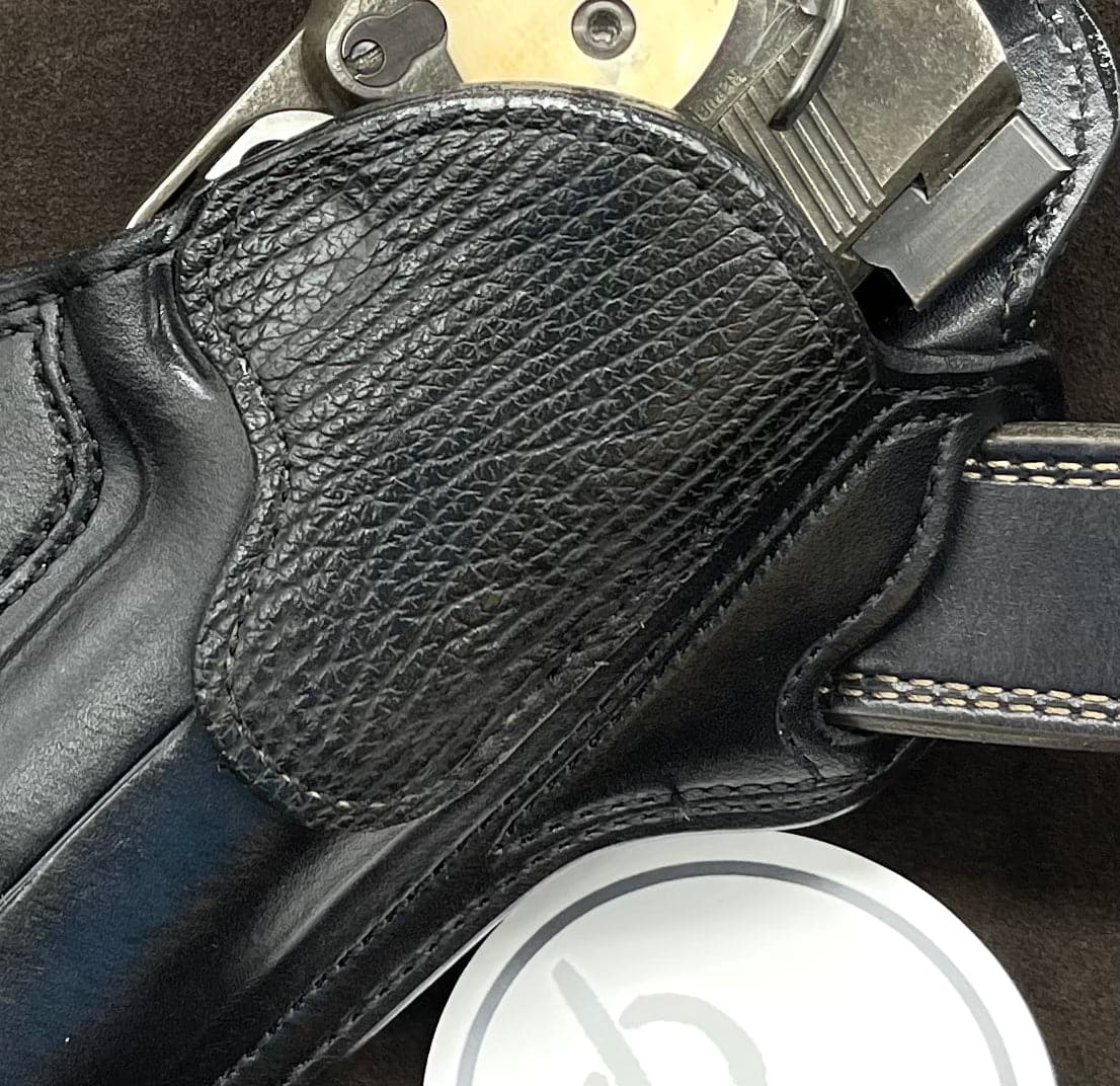 *Made to Order* LH/RH Texas Bodyguard Holster Genuine Shark Trim Reinforcement-Busted B Leather