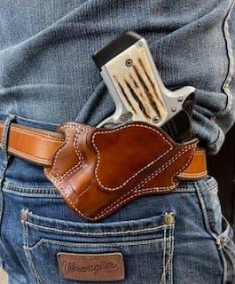 *Made to Order* LH/RH Texas Bodyguard Holster Made for Your Gun-Busted B Leather