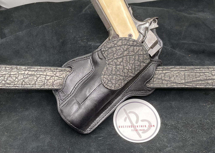 *Made to Order* LH/RH Texas Bodyguard Holster Made for Your Gun-Busted B Leather