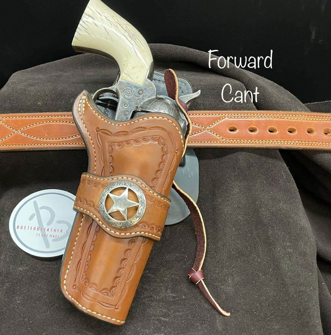 *Made to Order* LH/RH Paddle Rancher Cowboy Holster for Single Action Revolvers w/Concho