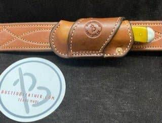 *Made to Order* Premium Sideways Knife Sheath for a Case 2-Blade Trapper Knife