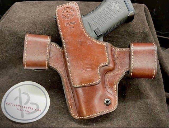 *Made to Order* Urban Carry Holster Snap On/Off Optic Ready Custom to Your Gun Model-Busted B Leather