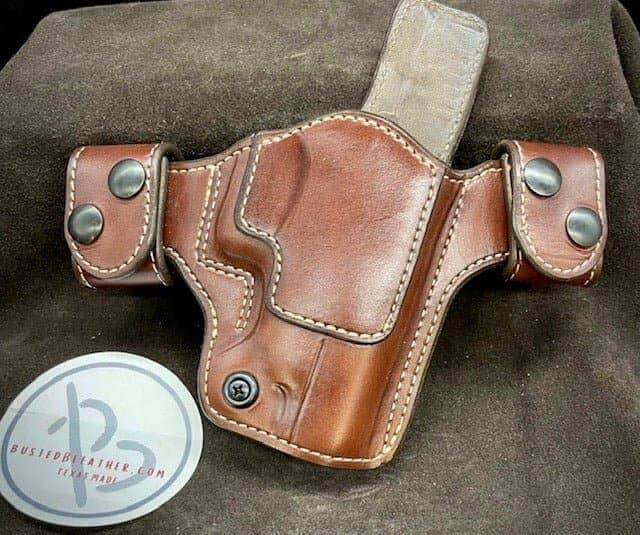 *Made to Order* Urban Carry Holster Snap On/Off Optic Ready Custom to Your Gun Model-Busted B Leather